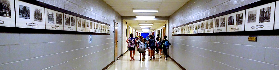 Veterans Park Elementary School hallway